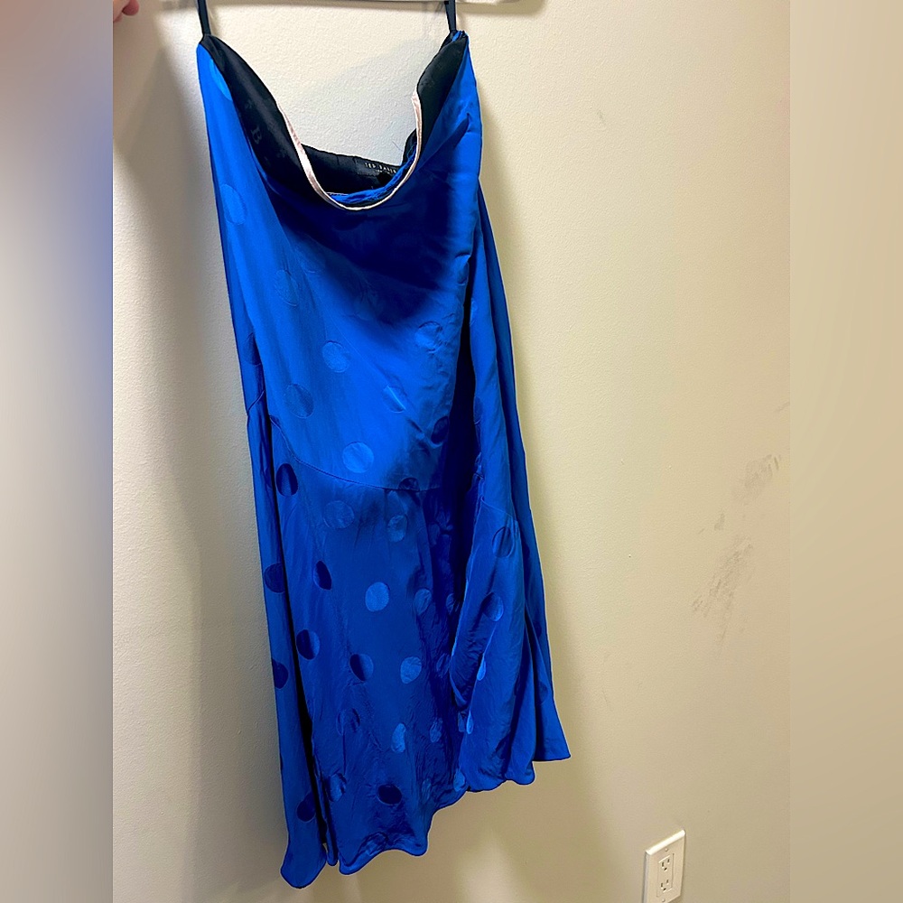 Royal blue Ted Baker midi skirt